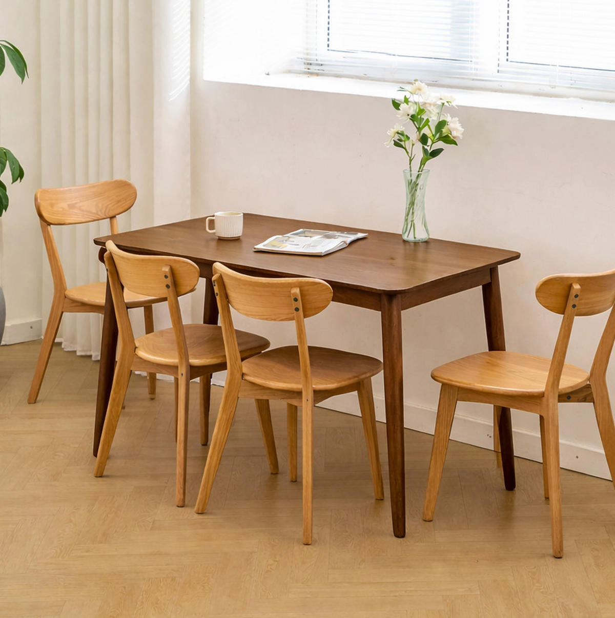 ESSTISCH Rechteckig Braun 120 x 75 x 75 (cm) - Braun, Holz (75/120/75cm) - Nordlys