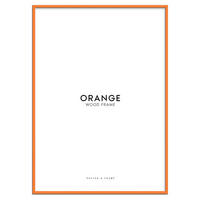RAHMEN Orangenfarbenes Holz Acryl - Orange, Holz/Papier (15/21/2cm) - Poster&Frame