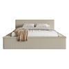 POLSTERBETT AFFOLIO Hellbeige 180x200 cm - Ecru/Schwarz, Kunststoff/Textil (180/200cm) - Selsey