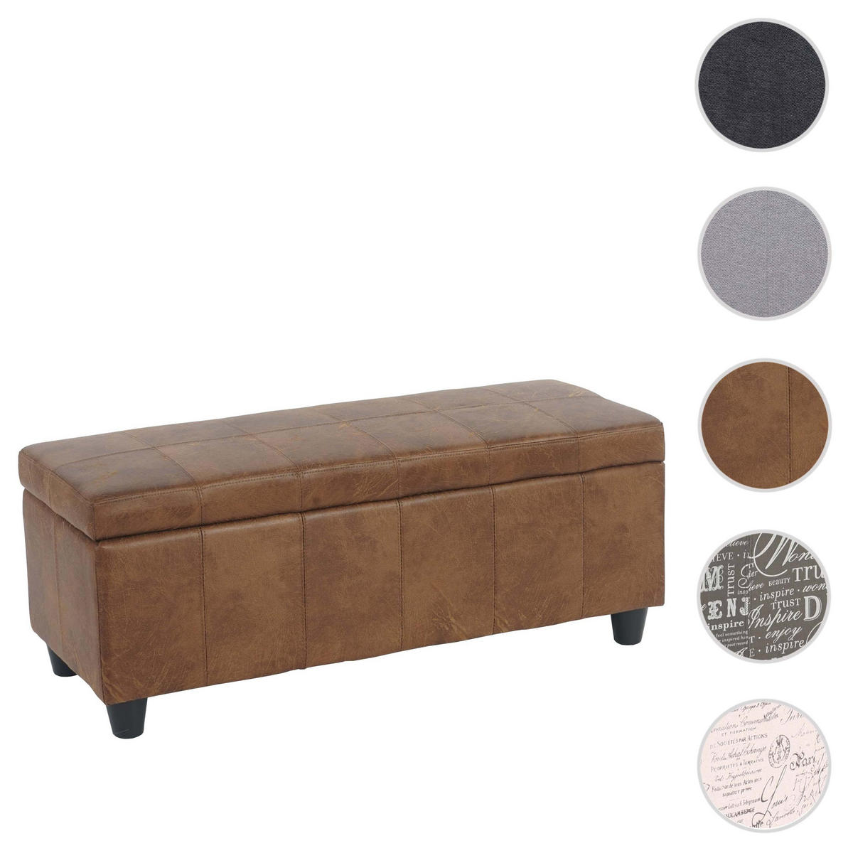 AUFBEWAHRUNGS-TRUHE Braun - Braun, Textil (114/45/45cm) - MCW
