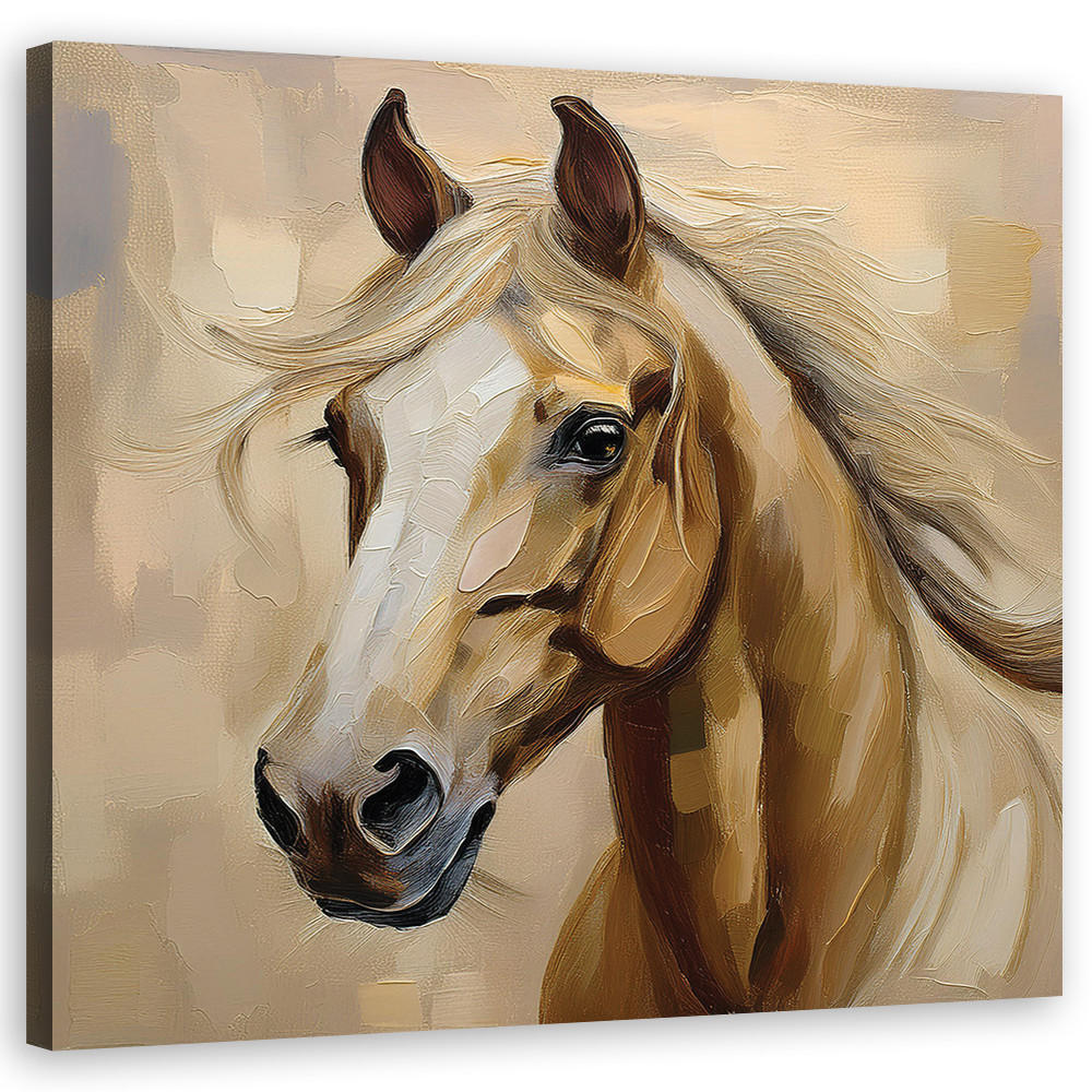 Feeby Wandbild Braun 50x50 cm