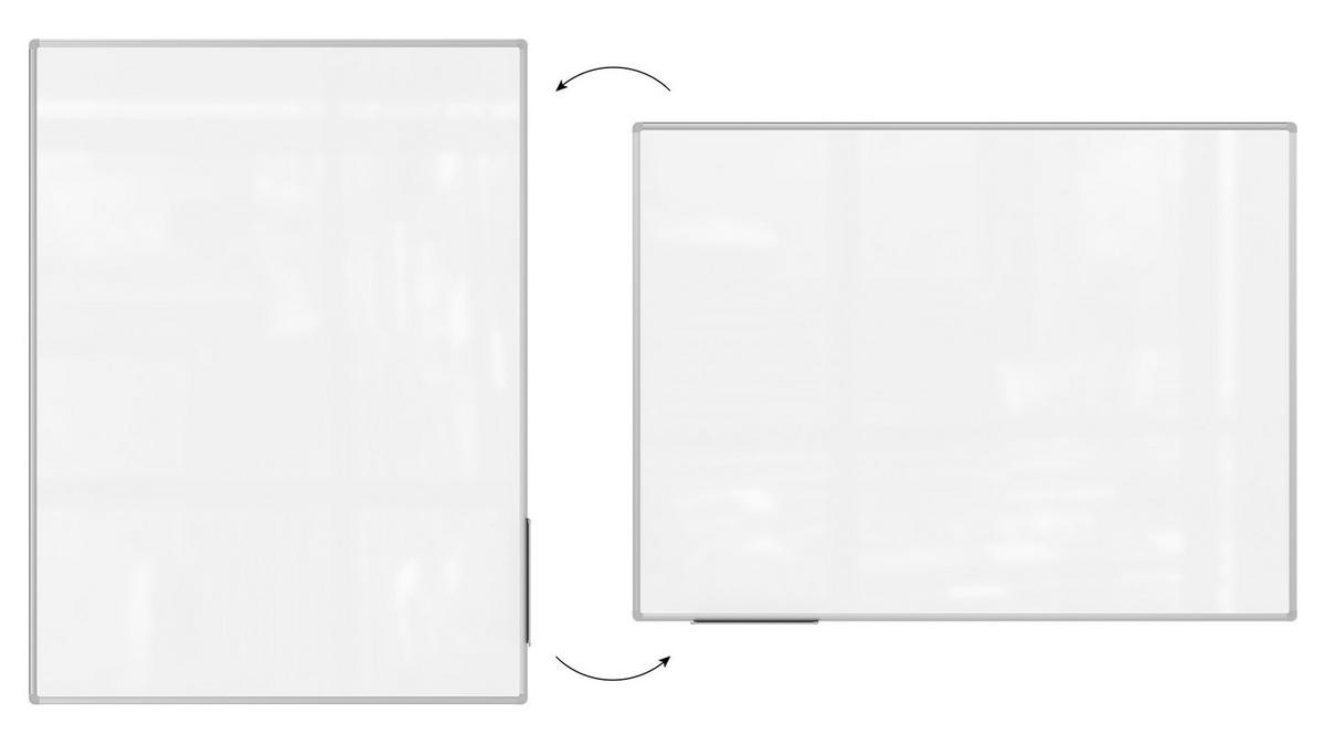 MAGNETISCHES Whiteboard - PREMIUM EXPO Alurahmen 160x120 cm - Weiß, Metall (160/120/2cm) - ALLboards