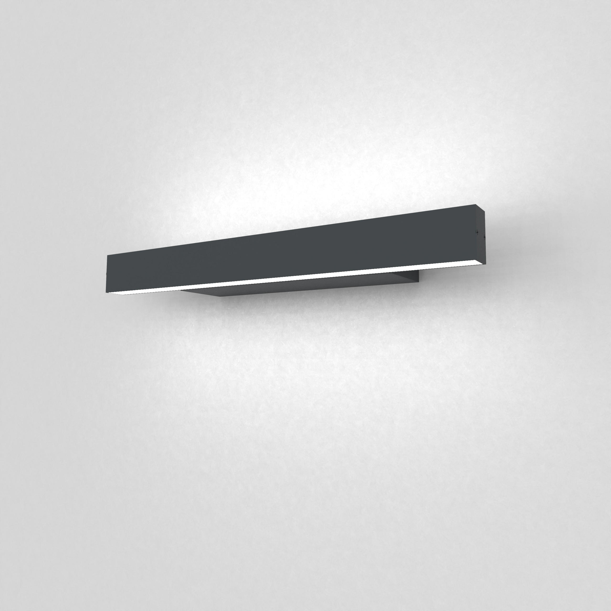 Lumicom Led-Wandleuchte Anthrazit 30x3.1x7 cm