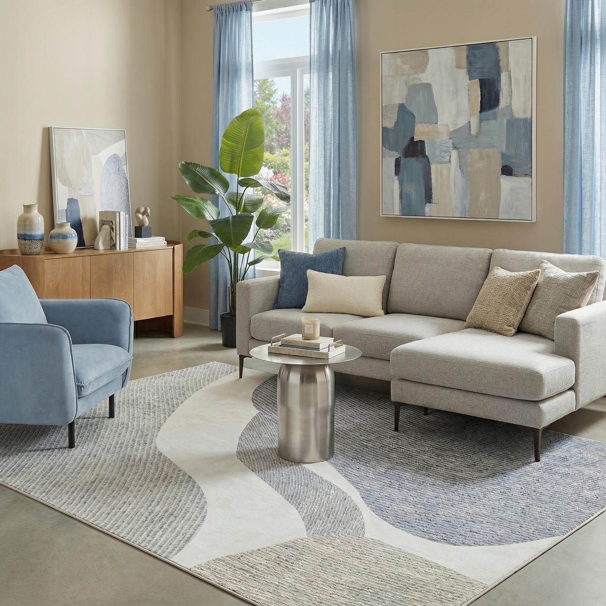 TEPPICH WISP Grau 200/300 cm - Grau, Textil (200/300cm) - Tapiso