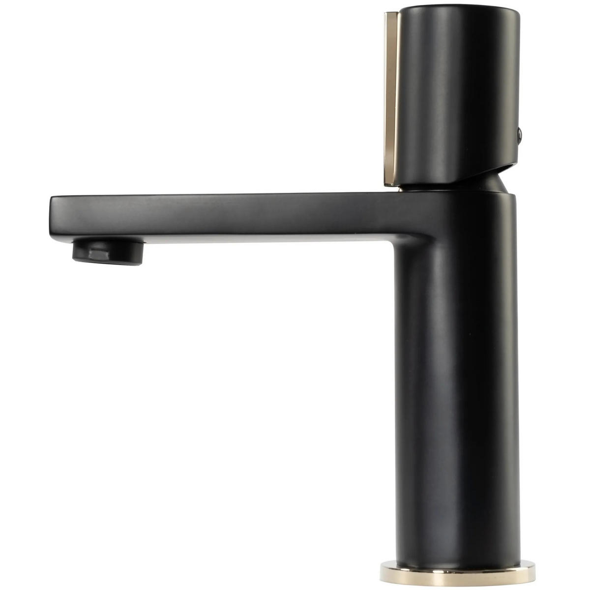 WASCHBECKENARMATUR Rea Icon Black Low - Schwarz, Metall (5/18/15cm) - REA