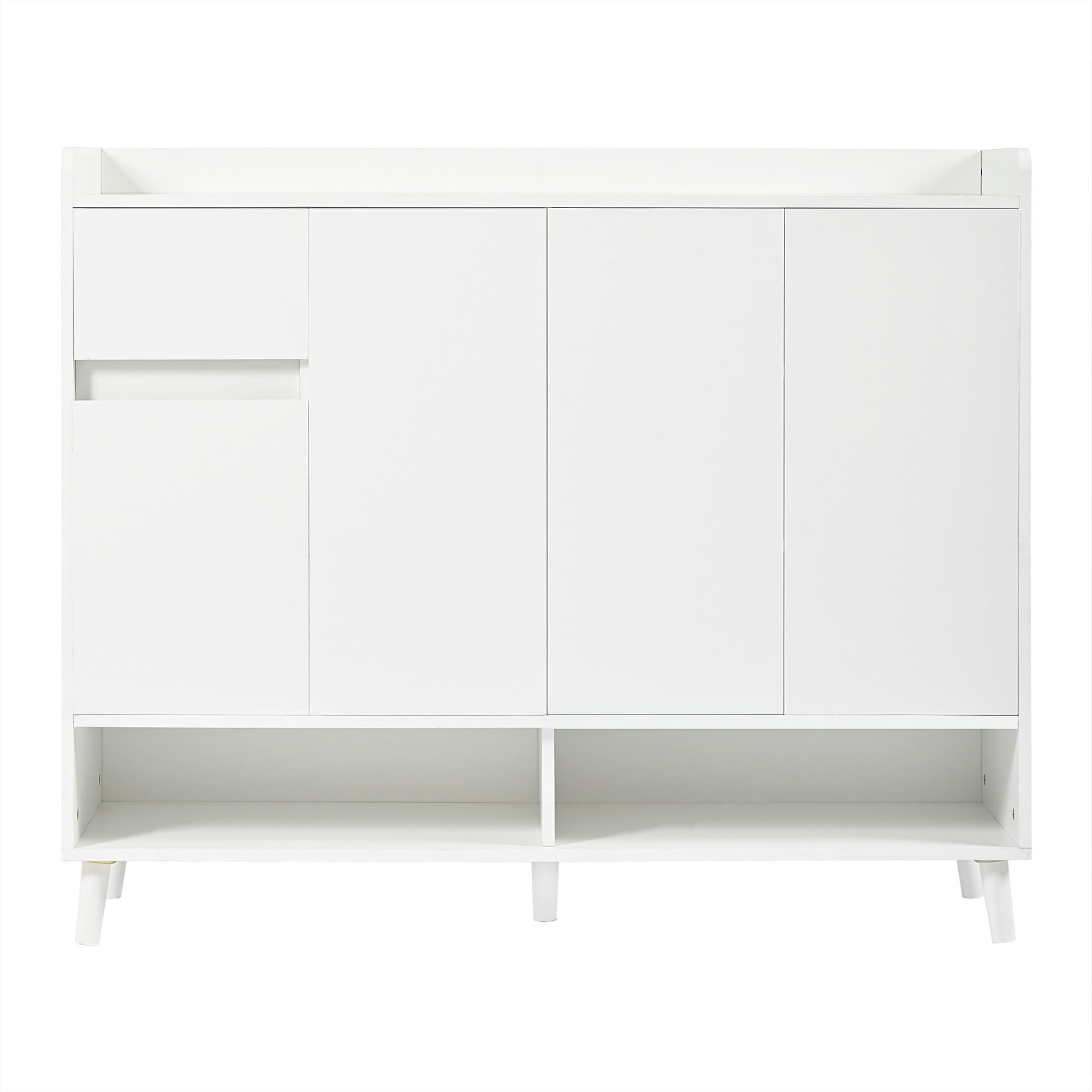 KOMMODE White 120/35/99 cm - Weiß, Holzwerkstoff (120/99/35cm) - PANGIVO