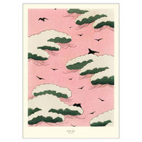 POSTER A.P. Atelier - Pink Sky - Pink, Papier (30/40/0.1cm) - Poster&Frame