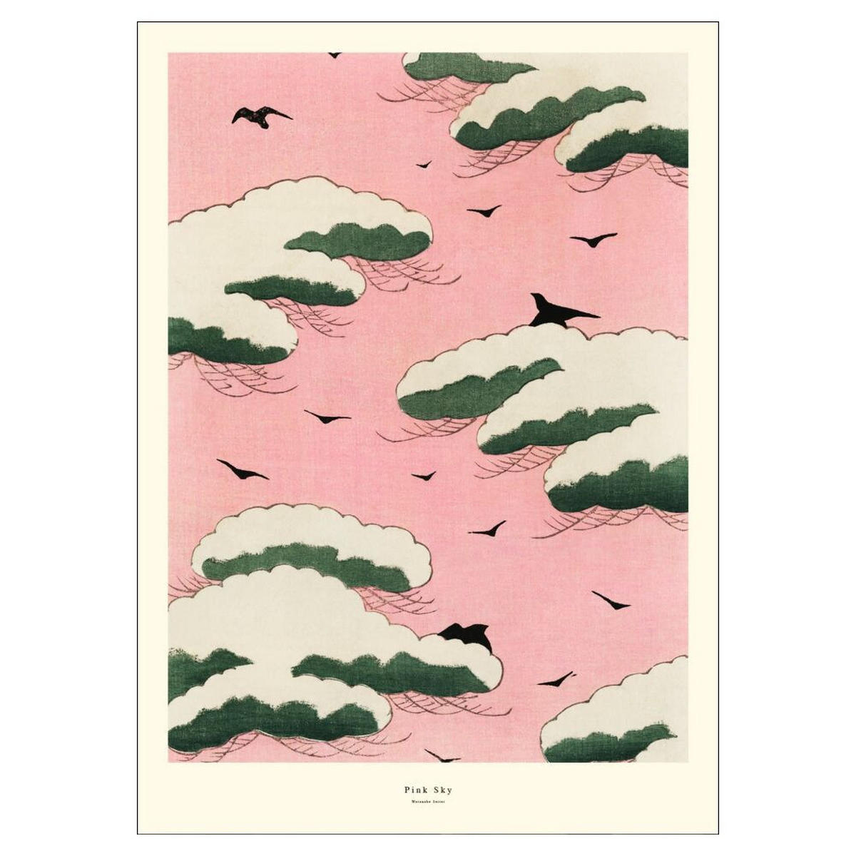 POSTER A.P. Atelier - Pink Sky - Pink, Papier (30/40/0.1cm) - Poster&Frame