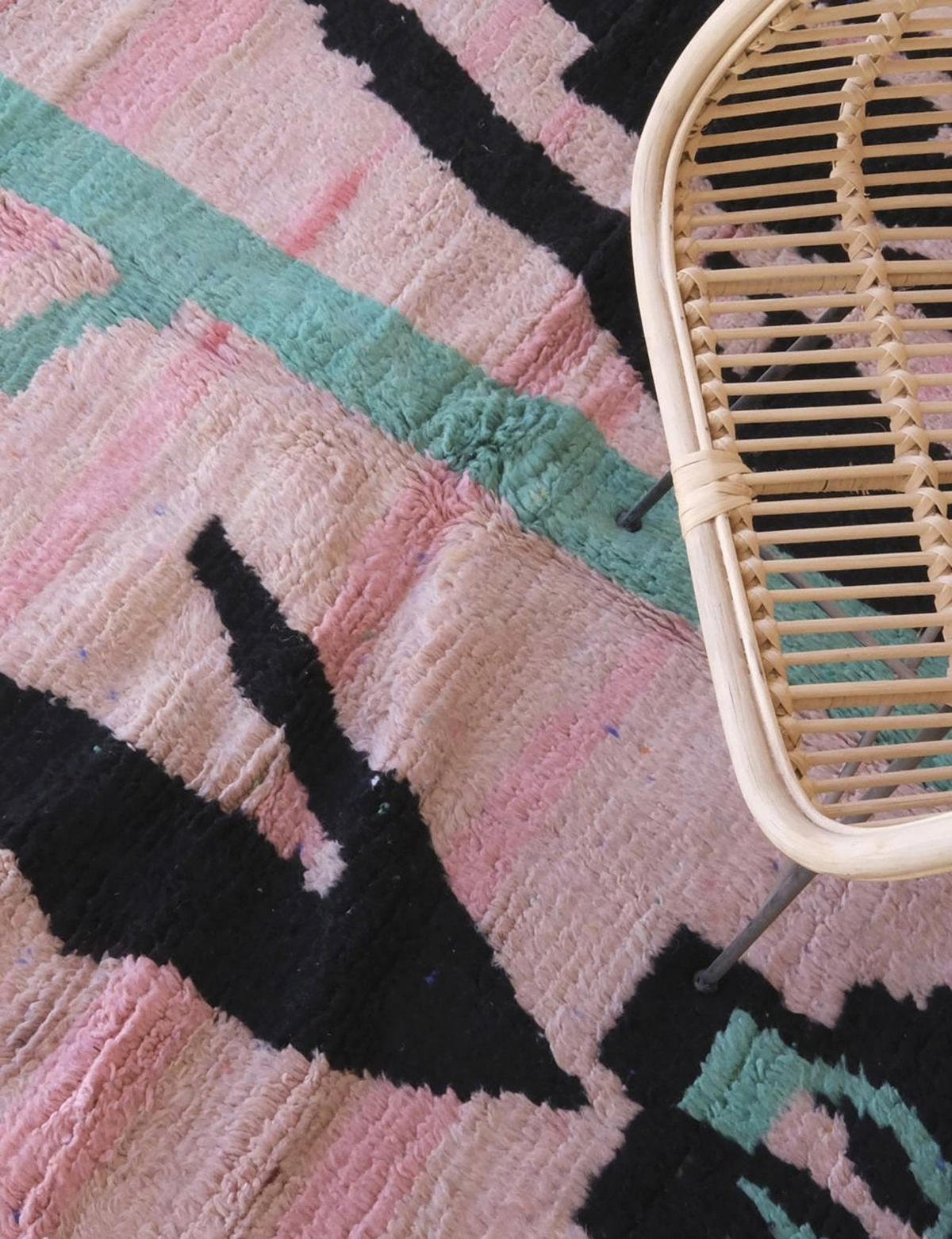 BERBERTEPPICH aus reiner Wolle 159x 251 cm - Multicolor, Naturmaterialien (159/251cm) - AFK Living