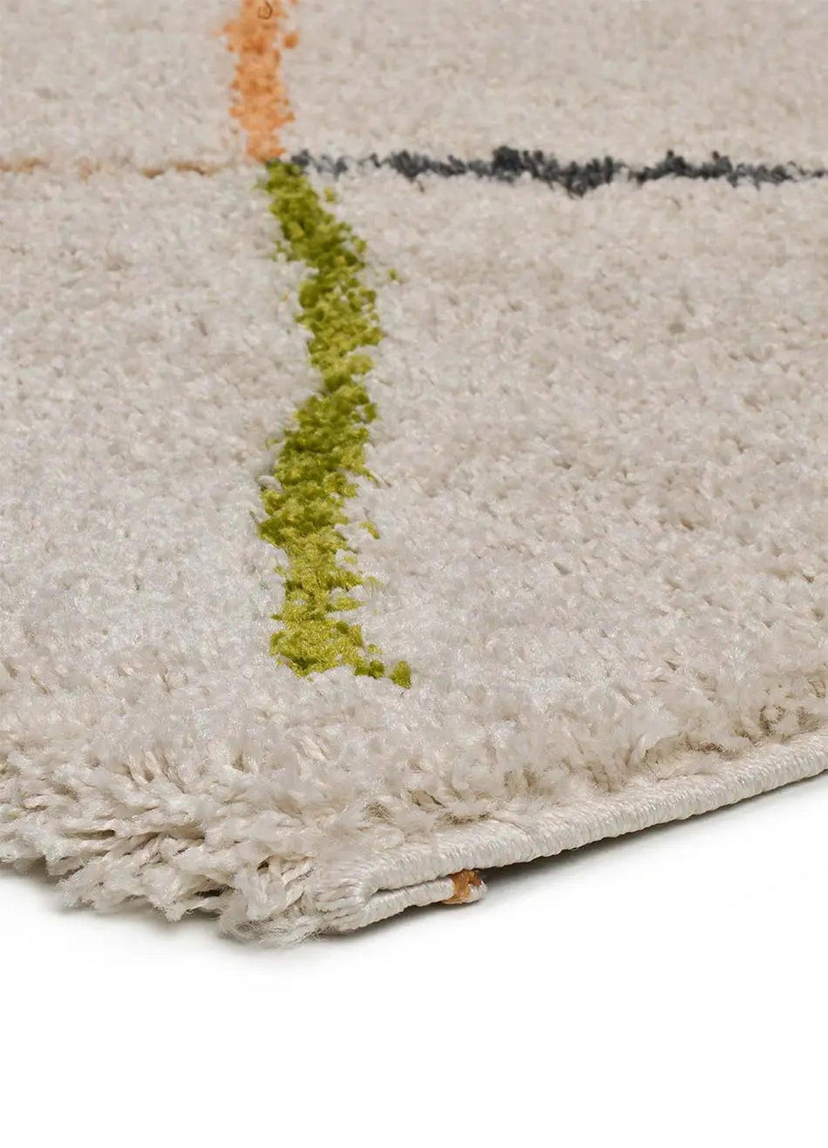 HOCHFLORTEPPICH Weiß Kasbah 190/280 cm - Multicolor/Weiß, Naturmaterialien/Textil (190/280cm) - Atticgo