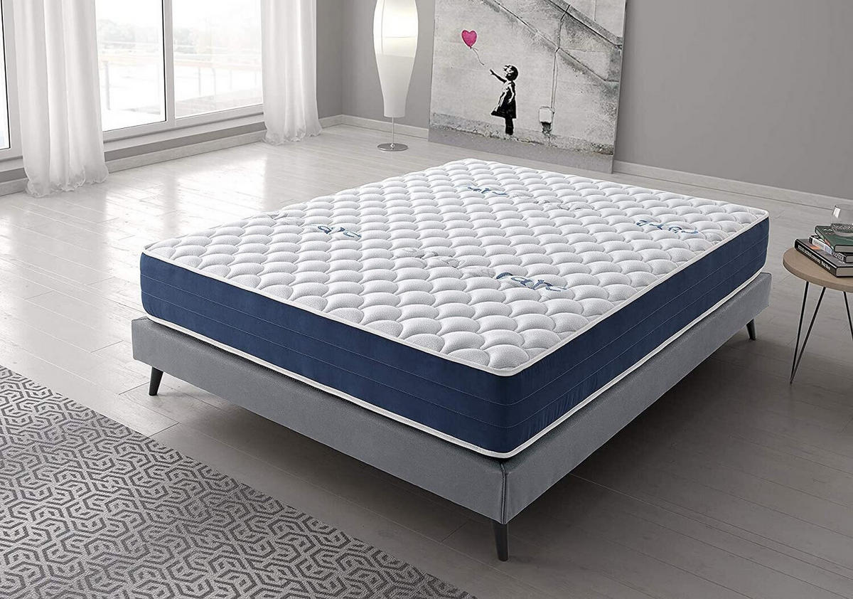 MATRATZE 90x200 Real Confort - Weiß, Textil (90/200cm) - Simpur