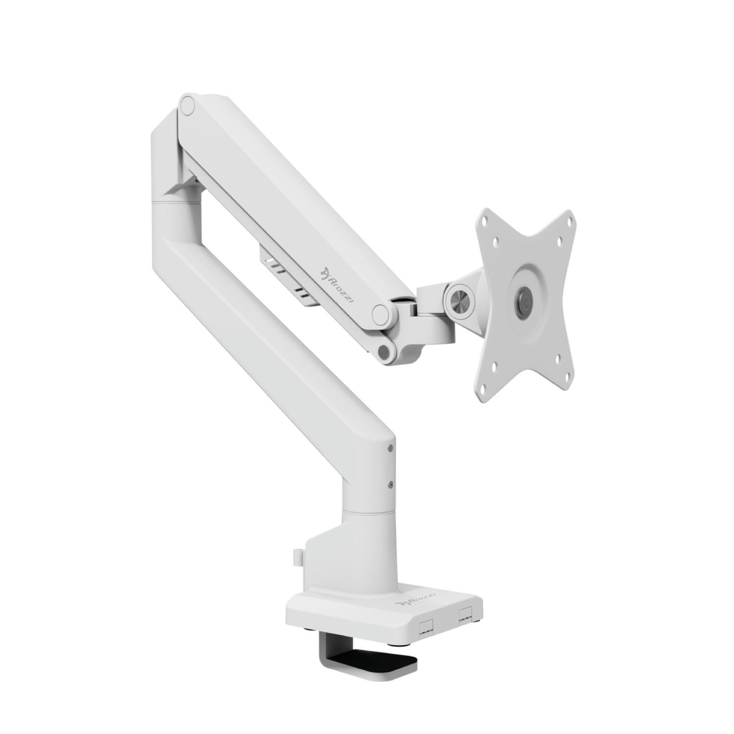 MONITORARM Alzare Neo Single Weiß - Weiß, Metall (51/10/50cm) - Arozzi