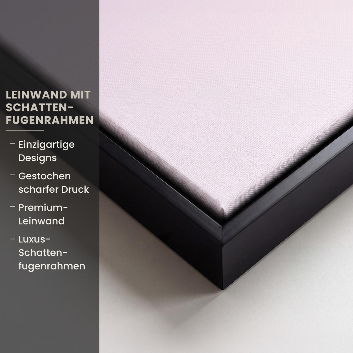 LEINWAND Bilder mit Rahmen - Disco - Obst - Glitzer - Erdbeere - 90x140 - Pink, Textil (90/140cm) - MuchoWow