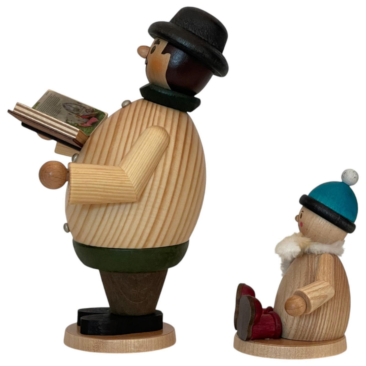 RAUCHMANN Max als Vorleser von Mäxchen 16 cm - Multicolor, Holz (10/16/10cm)