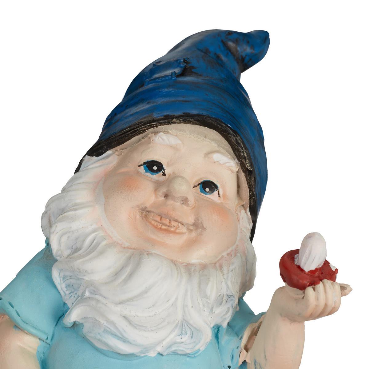 GARTENZWERG - Multicolor, Kunststoff (10.5/14.5/7cm) - Relaxdays