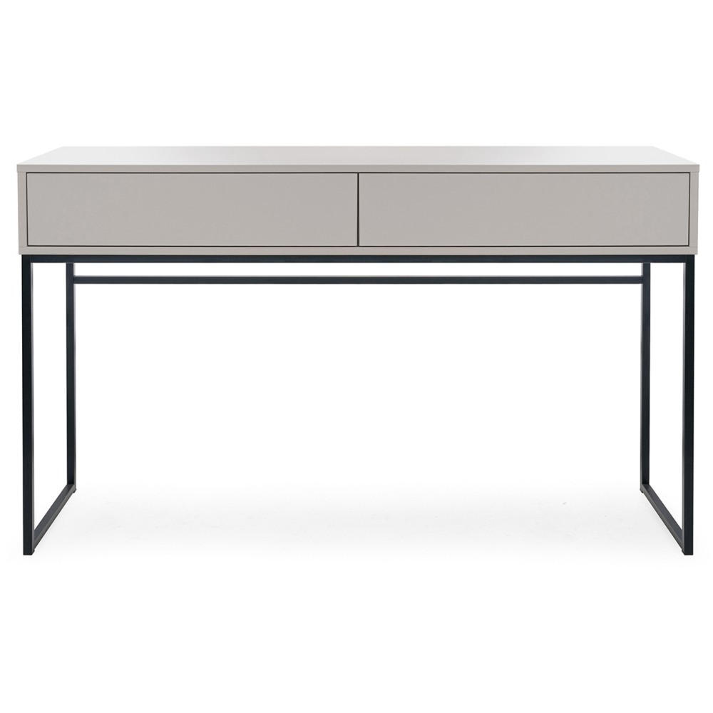 KONSOLENTISCH Giana mit 2 Schubladen, 137 cm, Beige Sand - Sandfarben/Beige, Holzwerkstoff (37/137/83cm) - Beautysofa