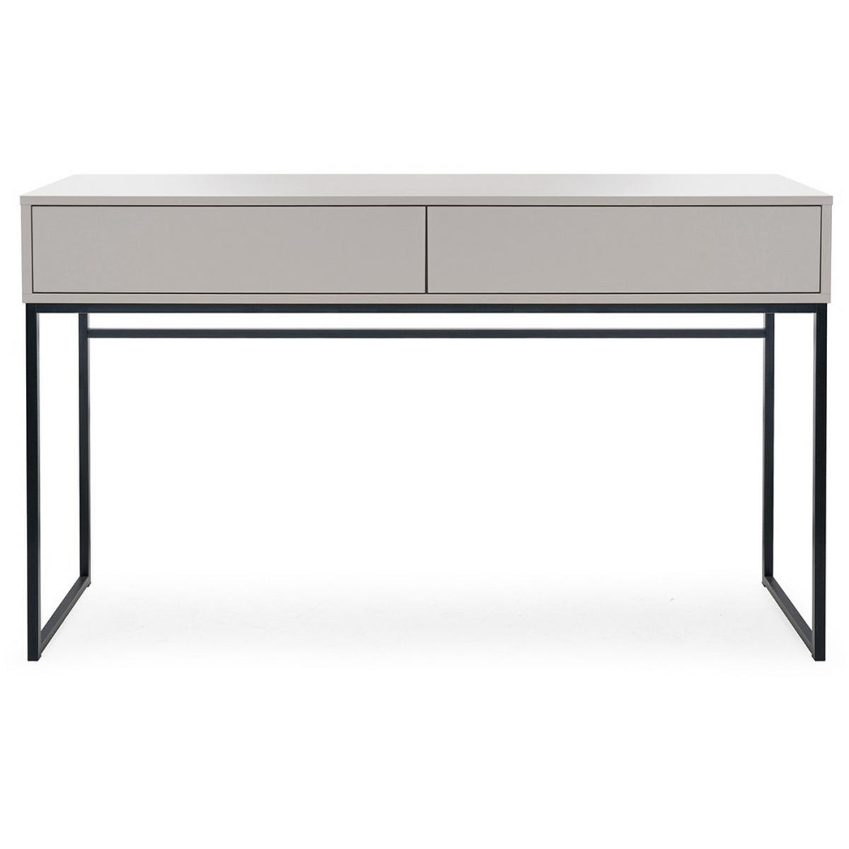 KONSOLENTISCH Giana mit 2 Schubladen, 137 cm, Beige Sand - Sandfarben/Beige, Holzwerkstoff (37/137/83cm) - Beautysofa