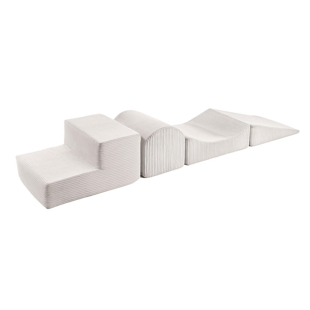 SPIELPLATZ – 4 Elemente – Ästhetik - Creme, Textil (250/45/30cm)