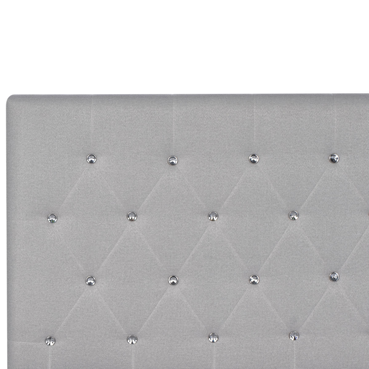 BETT mit Stauraum 160/200 cm Stoff Hellgrau Amiens - Hellgrau, Textil (160/200cm) - Beliani