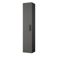 GARDEROBENSCHRANK Rosanno IVR Grau 40/204/40 cm – Modern - Grau, Holzwerkstoff/Kunststoff (40/204/40cm) - AX Living