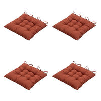 SITZKISSEN Panama 46/46 cm 4er-Set - Rotbraun, Textil (46/6/46cm) - Madison