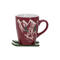 KAFFEEBECHER AUF SKI Aspen rot 340 ml 24er Set - Rot, Keramik (0.34L) - Ritzenhoff Breker