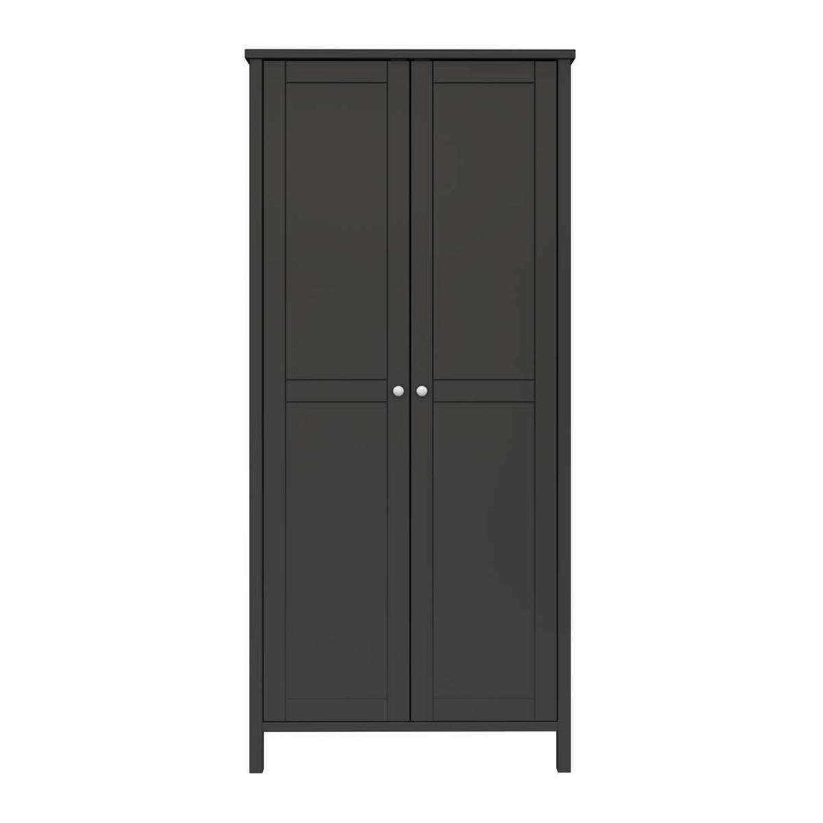 KLEIDERSCHRANK Tromsø Mokka lackiert 267/50/195 cm - Mokka, Holzwerkstoff (267/195/50cm) - ebuy24