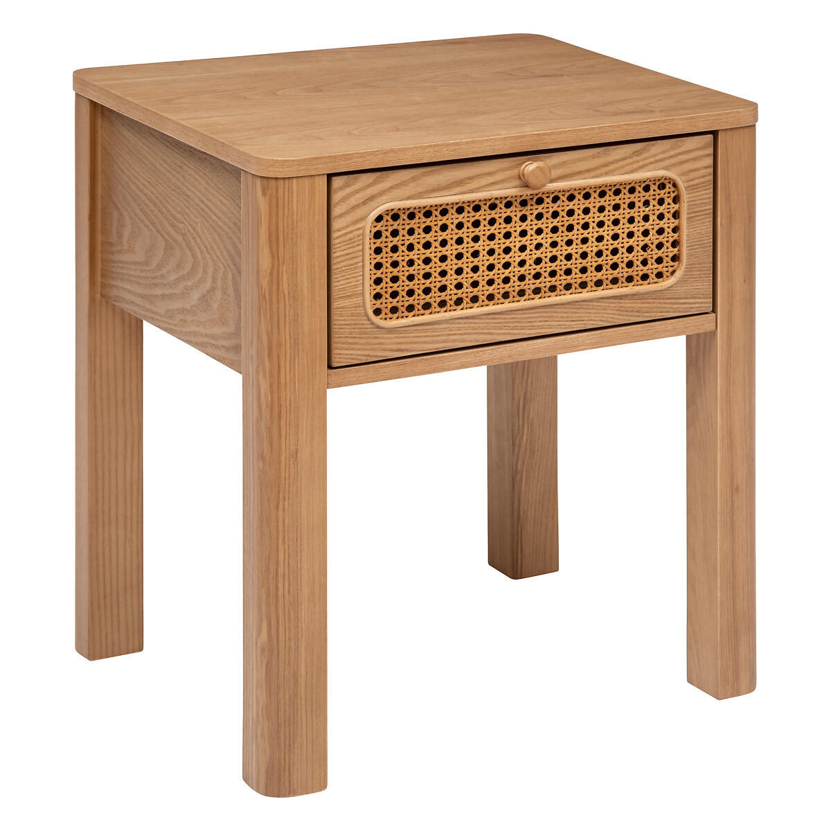 NACHTTISCH Wiener Geflecht Tiria 45/38,5/52,5 cm - Braun, Holz (38.5/52.5/45cm) - Atmosphera Createur d´interieur