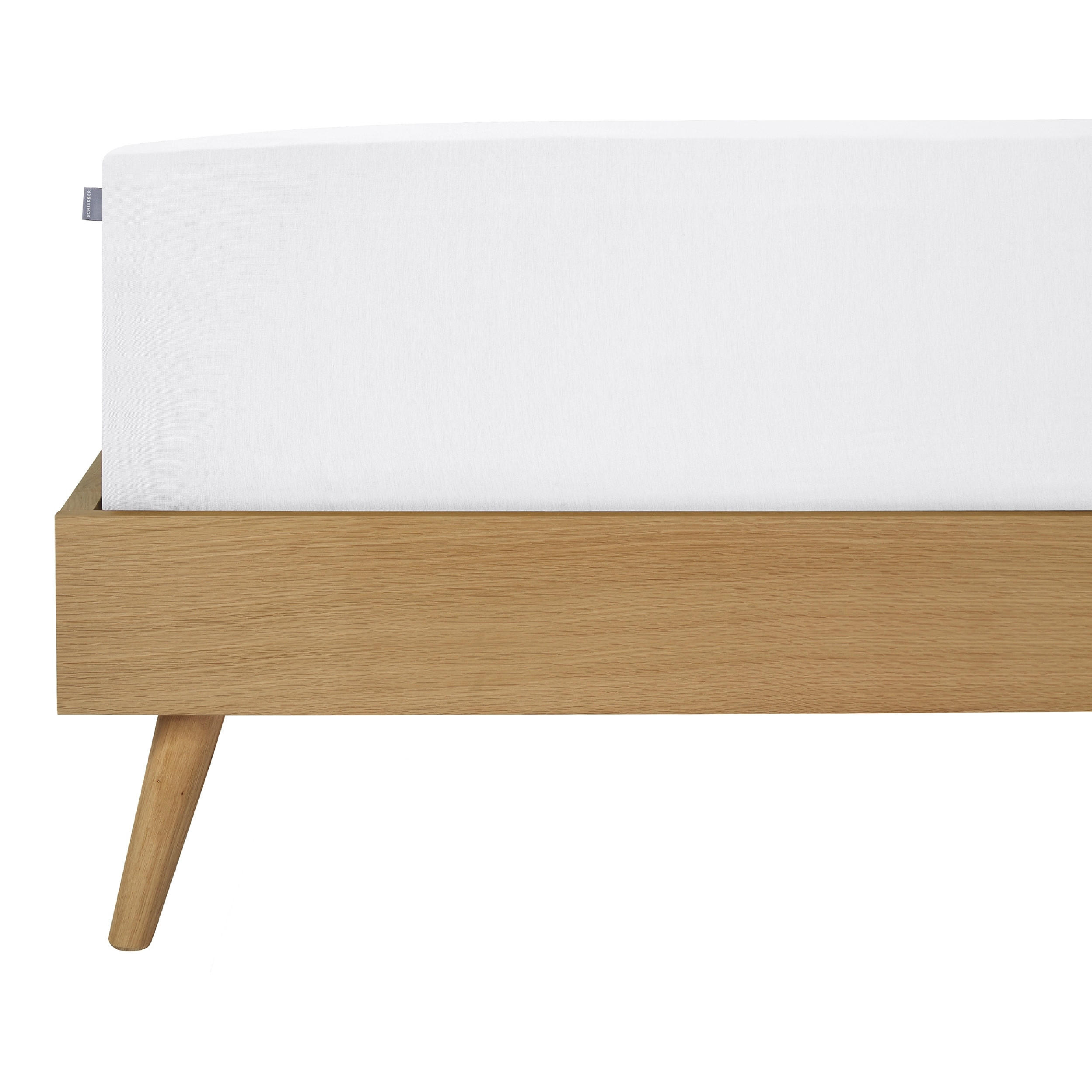 SPANNBETTLAKEN Finni - Feinbiber - 90 x 200 cm - Weiß - Weiß, Textil (100/200cm) - SCHIESSER