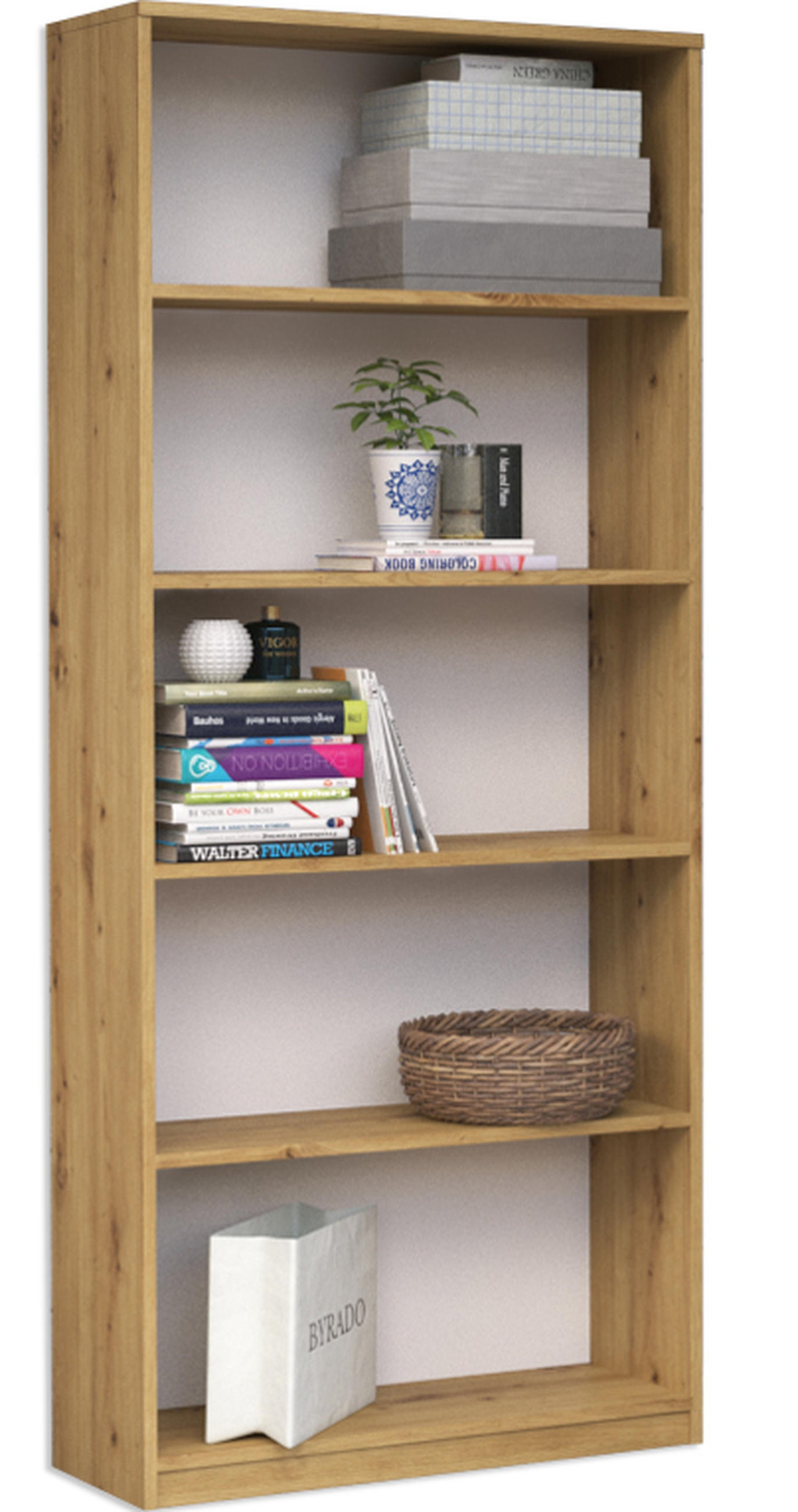 BÜCHERREGAL Artisan 60/182/30 - Eiche Artisan, Holzwerkstoff (60/182/30cm) - RAUMHIRSCH FURNITURE