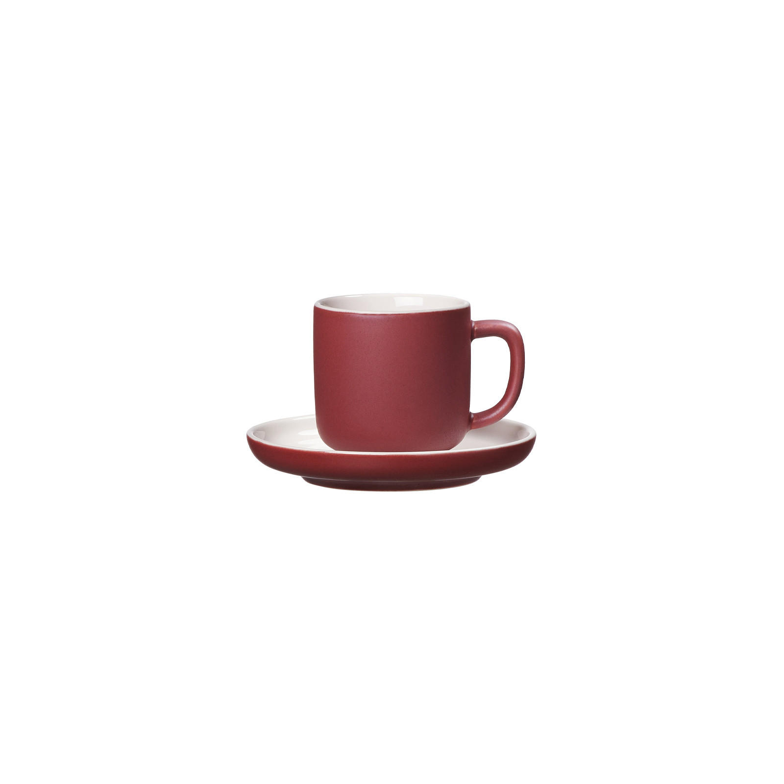 ESPRESSOTASSEN MIT UNTERTASSEN Jasper Beere 100 ml 4er Set - Beere, Keramik (1/1/1cm) - Ritzenhoff Breker
