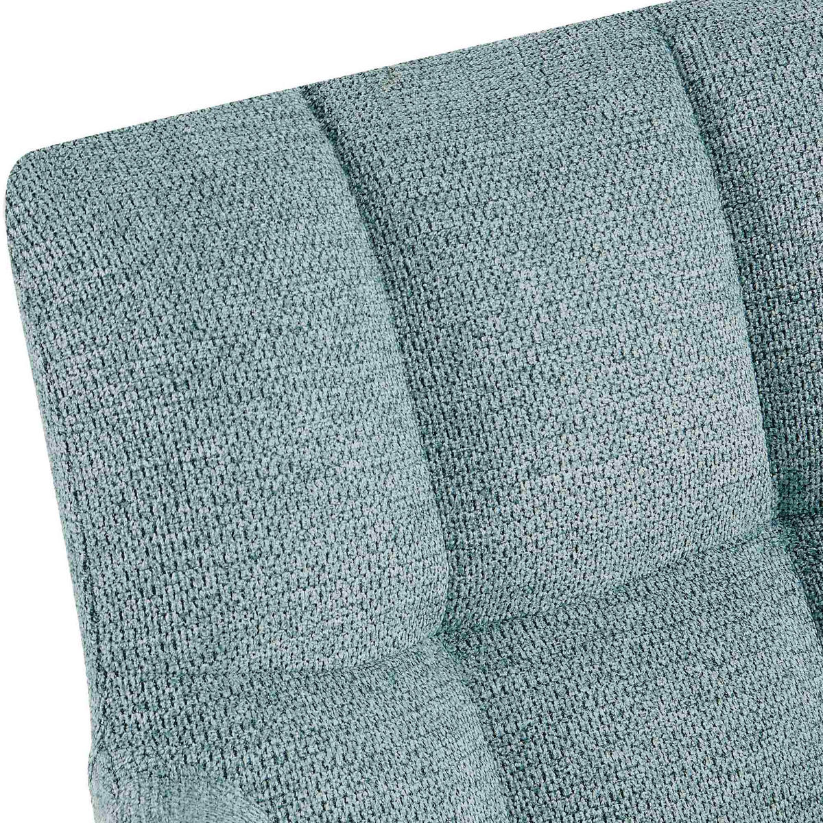 ARMLEHNENSTUHL 2er Set Stoff Türkis - Türkis/Schwarz, Textil/Metall (59/87/59cm) - CLP