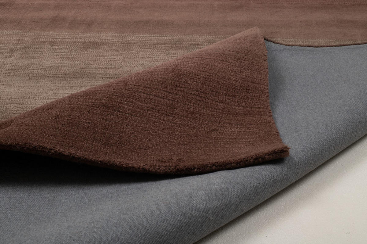 TUFTTEPPICH Wool Comfort 70x140 cm - Braun, Textil (70/140cm) - THEKO