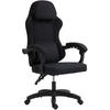 CHEFSESSEL Stoff Schwarz/Schwarz - Schwarz, Kunststoff/Textil (65/123/65cm) - CLP