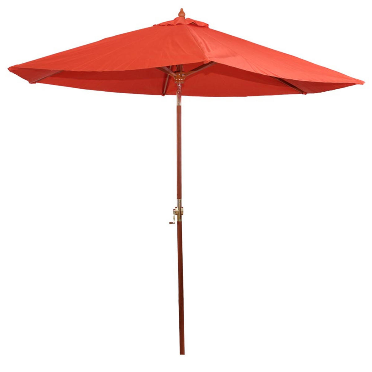 SONNENSCHIRM RUND NEIGBAR Orange - Orange, Holz (300/300cm) - MCW