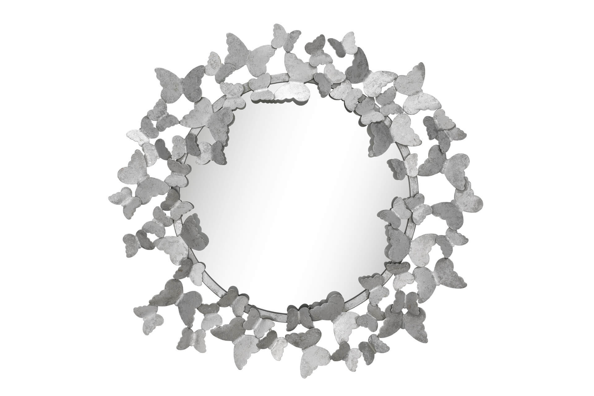 WANDSPIEGEL Silber 63/63 cm - Silberfarben, Metall (6.3/63/4cm) - KUNSTLOFT