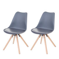 ESSZIMMERSTUHL Grau 2er-Set - Grau, Textil (48/82/53cm) - MCW