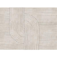 VLIESTAPETE Beige 371/280 cm - Beige/Schwarz, Textil (371/1cm) - KUNSTLOFT