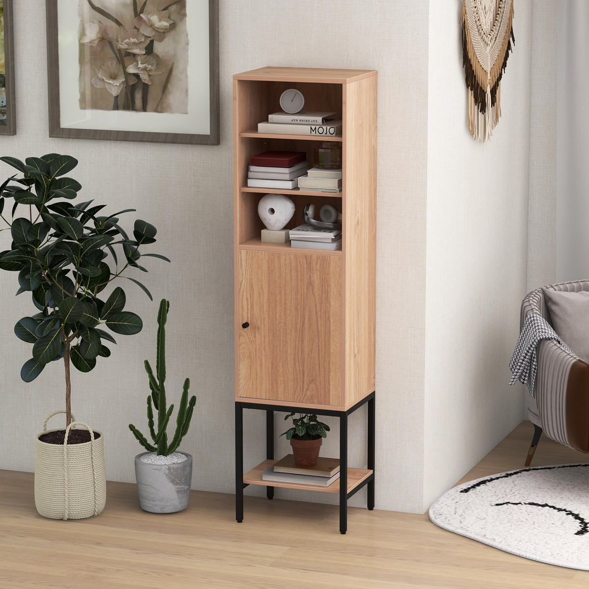 STANDREGAL Braun - Braun, Holz (30/145/38cm) - COSTWAY