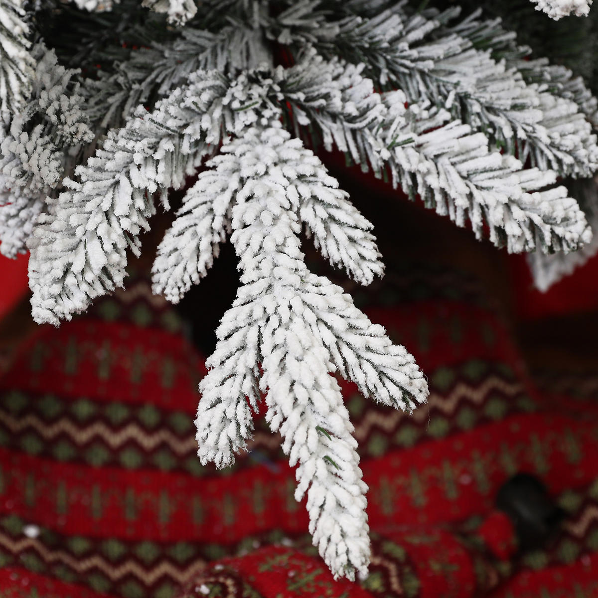 WEIHNACHTSBAUM Stahl PE Grün - Grün, Kunststoff (210cm) - HOMCOM