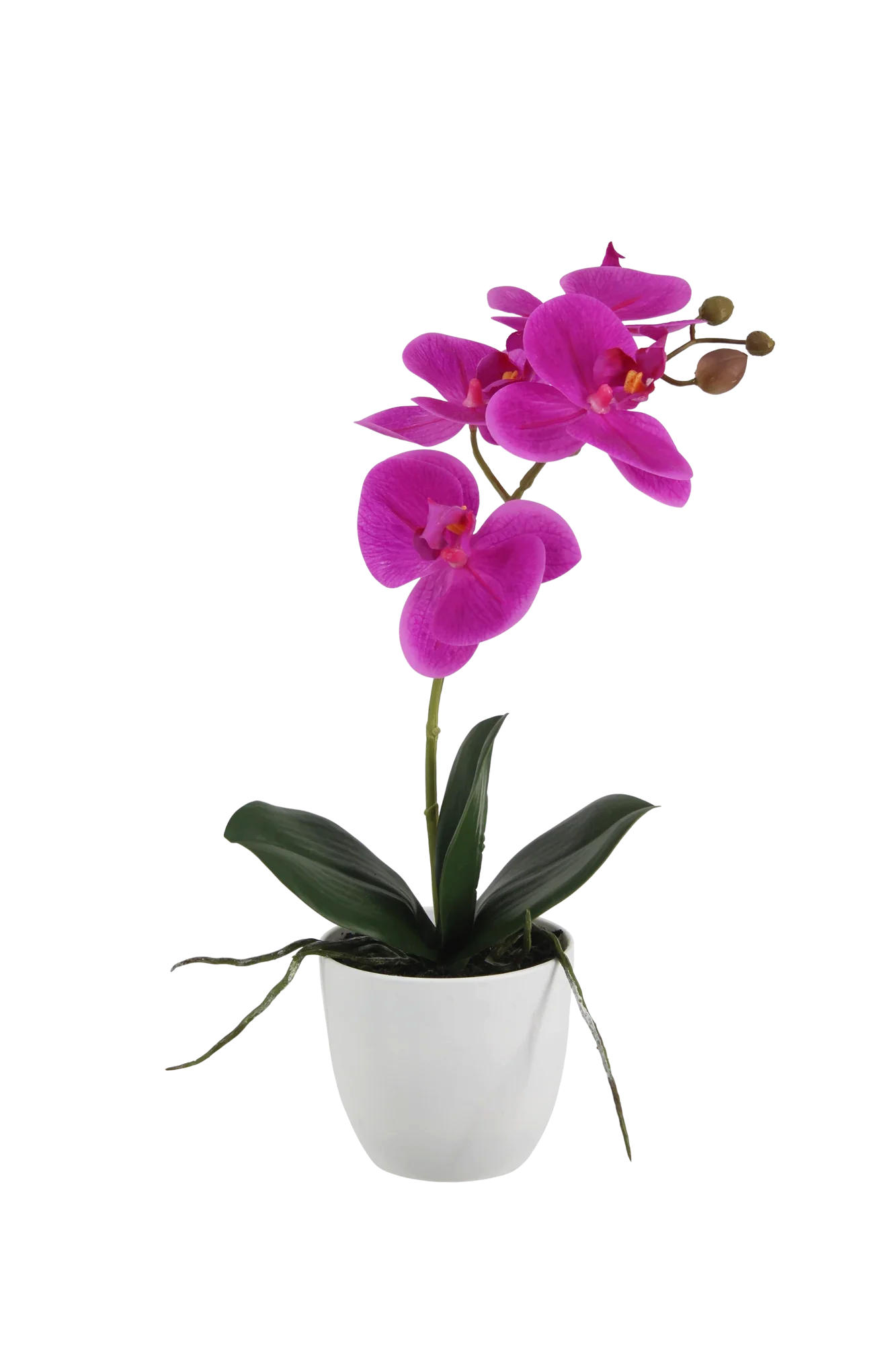 KUNSTBLUME Künstliche Orchidee - Juan 36 cm - Lila, Kunststoff (35cm) - aplanta