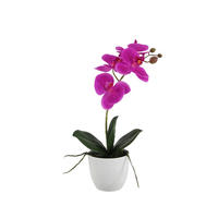 KUNSTBLUME Künstliche Orchidee - Juan 36 cm - Lila, Kunststoff (35cm) - aplanta
