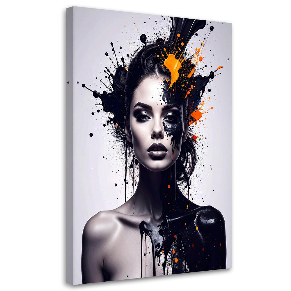 Feeby Wandbild, Schwarz 20x30 cm