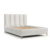 POLSTERBETT Loom 120/200 cm Creme im Neve Stoff - Creme/Naturfarben, Holz/Holzwerkstoff (120/200cm) - AltaBeds
