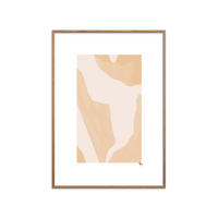 POSTER mit Rahmen N. Atelier - Le Calme - Eichefarben/Naturfarben, Holz/Papier (50/70cm) - Poster&Frame