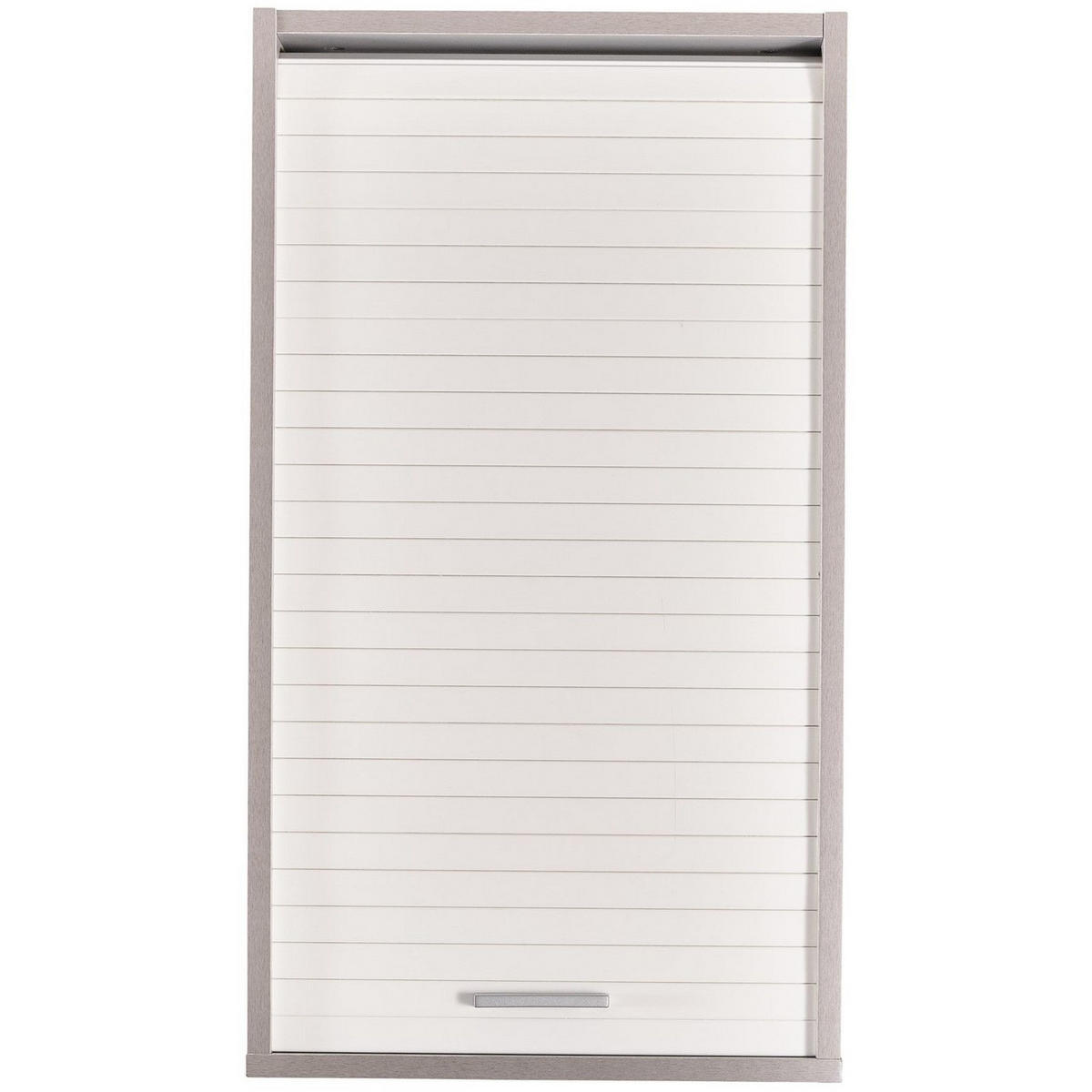 KÜCHENOBERSCHRANK mit Rolladentür 35/40/72cm - Alufarben, Holzwerkstoff (40/72/35cm) - Simmob