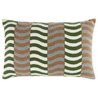 KISSEN Retro Rhythm - Grün, Textil (60/40cm) - Butlers