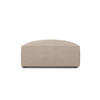 POUF Ruby aus strukturiertem Stoff dunkelbeige - Beige, Textil (93/40/93cm) - Micadoni
