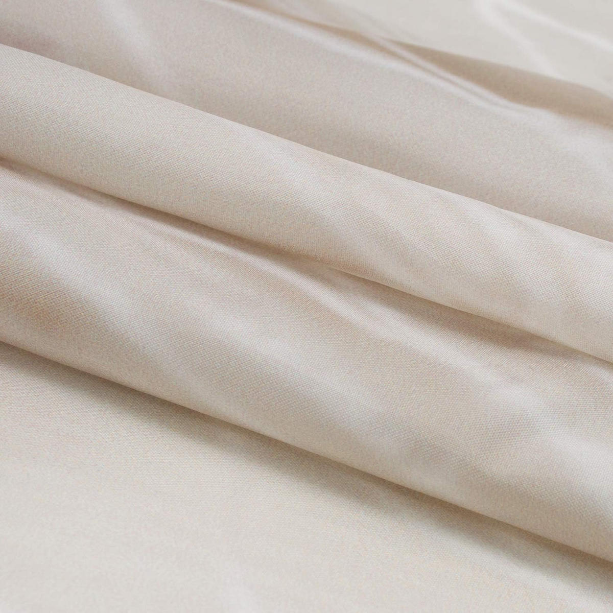 DUSCHVORHANG Stoff mit Ringen Muster Muscheln Digitaldruck Polyester schimmelresistent Beige - Multicolor, Textil (200/200cm) - MCBOSON