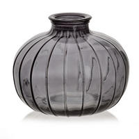 VASE Serenite Grau 11x9cm Glas - Grau, Glas (9cm) - Mondex